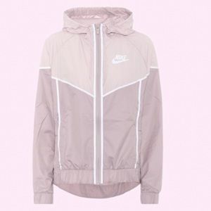 Nike pastel pink windbreaker